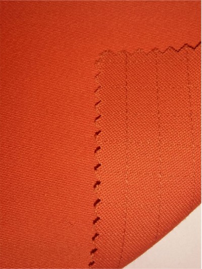 HN-PNST 04 全棉防靜電抗油拒水直貢緞  16*12  300G/M2 側面照